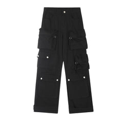Multi-pocket Zipper Workwear Tactical Pants
