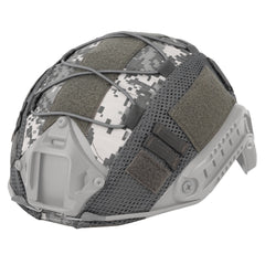 Military fan style tactical helmet with nylon mesh helmet