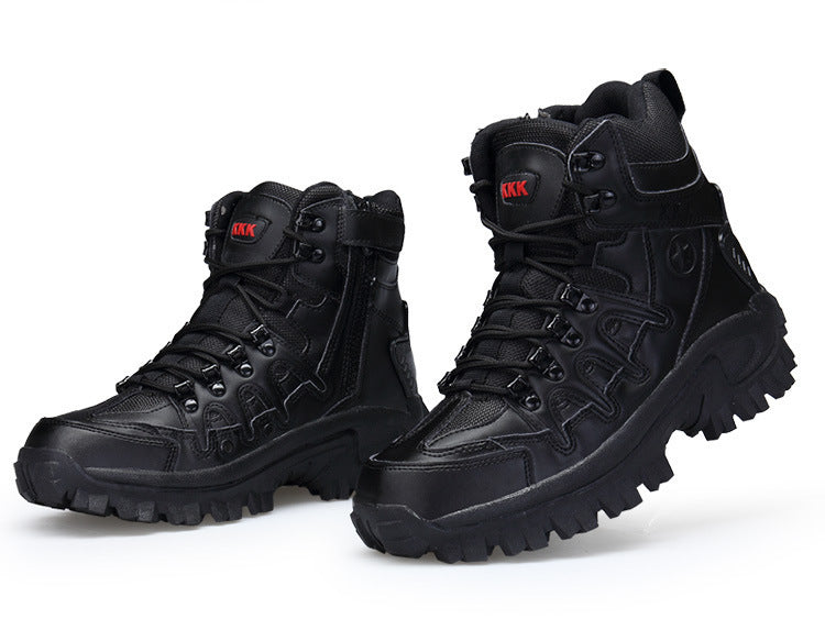 Men Military Boots Camouflage Non-Slip Combat Tactical Boots Male Breathable Outdoor Climbing Wear-Resisting Mens Shoes