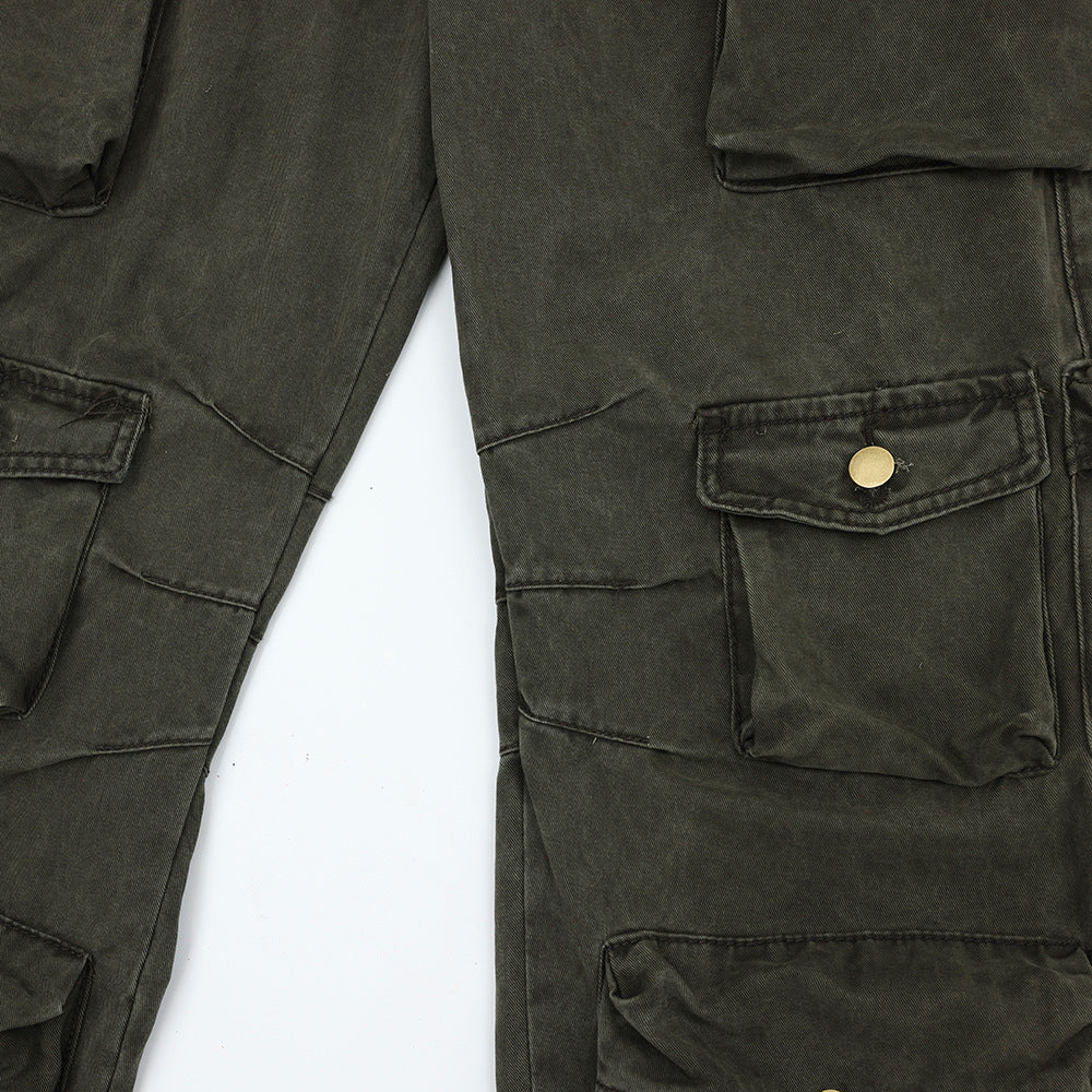 Men's Loose American Functional Pocket Tactical Pants