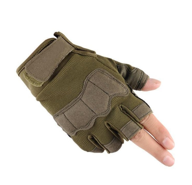 Tactical Half Finger Gloves Special Forces Army Fans Outdoor Sports  Fitness