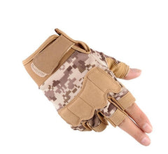 Tactical Half Finger Gloves Special Forces Army Fans Outdoor Sports  Fitness
