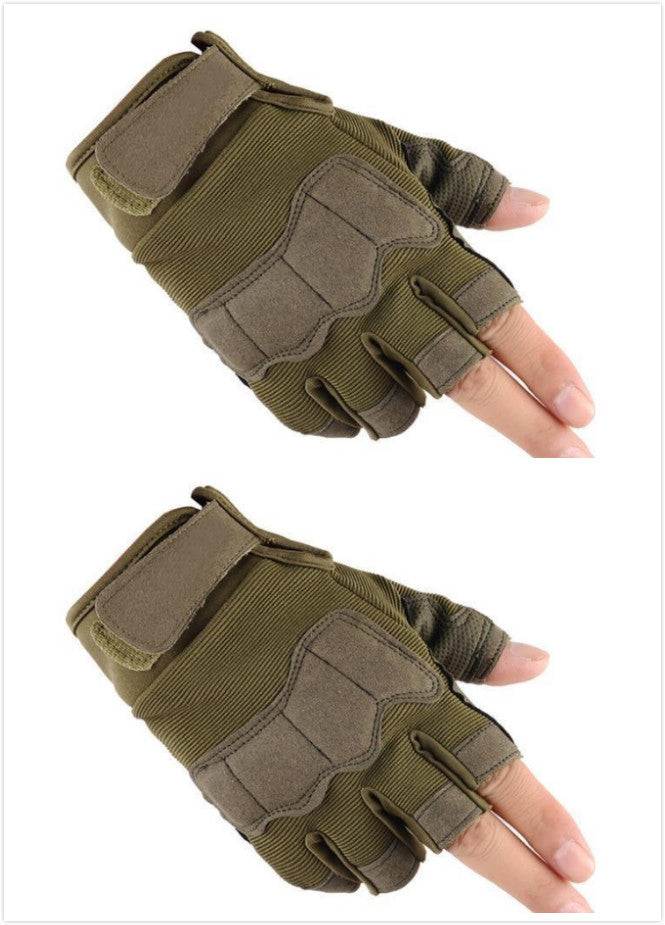Tactical Half Finger Gloves Special Forces Army Fans Outdoor Sports  Fitness
