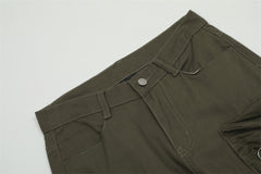 Multi-pocket Zipper Workwear Tactical Pants