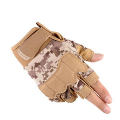 Tactical Half Finger Gloves Special Forces Army Fans Outdoor Sports  Fitness
