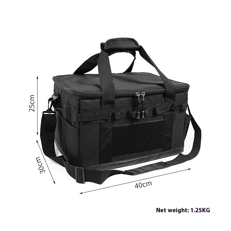 Outdoor Cookware Pot Set Gas Tank Anti-collision Large Capacity Picnic Bag