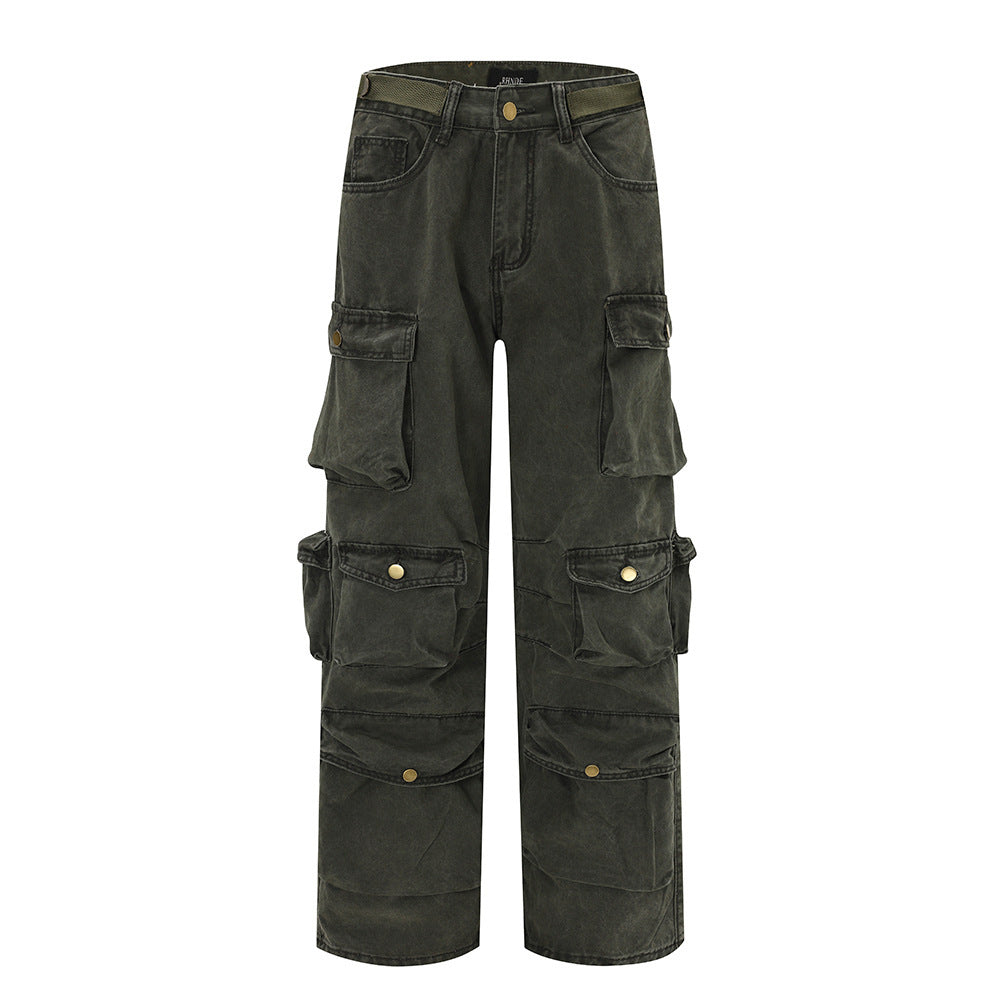 Men's Loose American Functional Pocket Tactical Pants