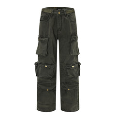 Men's Loose American Functional Pocket Tactical Pants