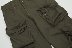 Multi-pocket Zipper Workwear Tactical Pants